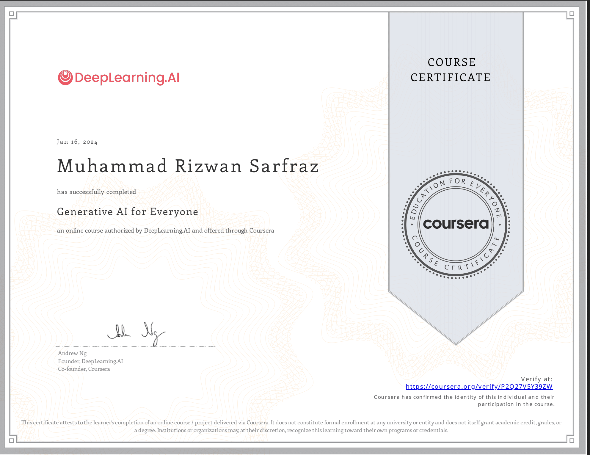 Generative AI for Everyone